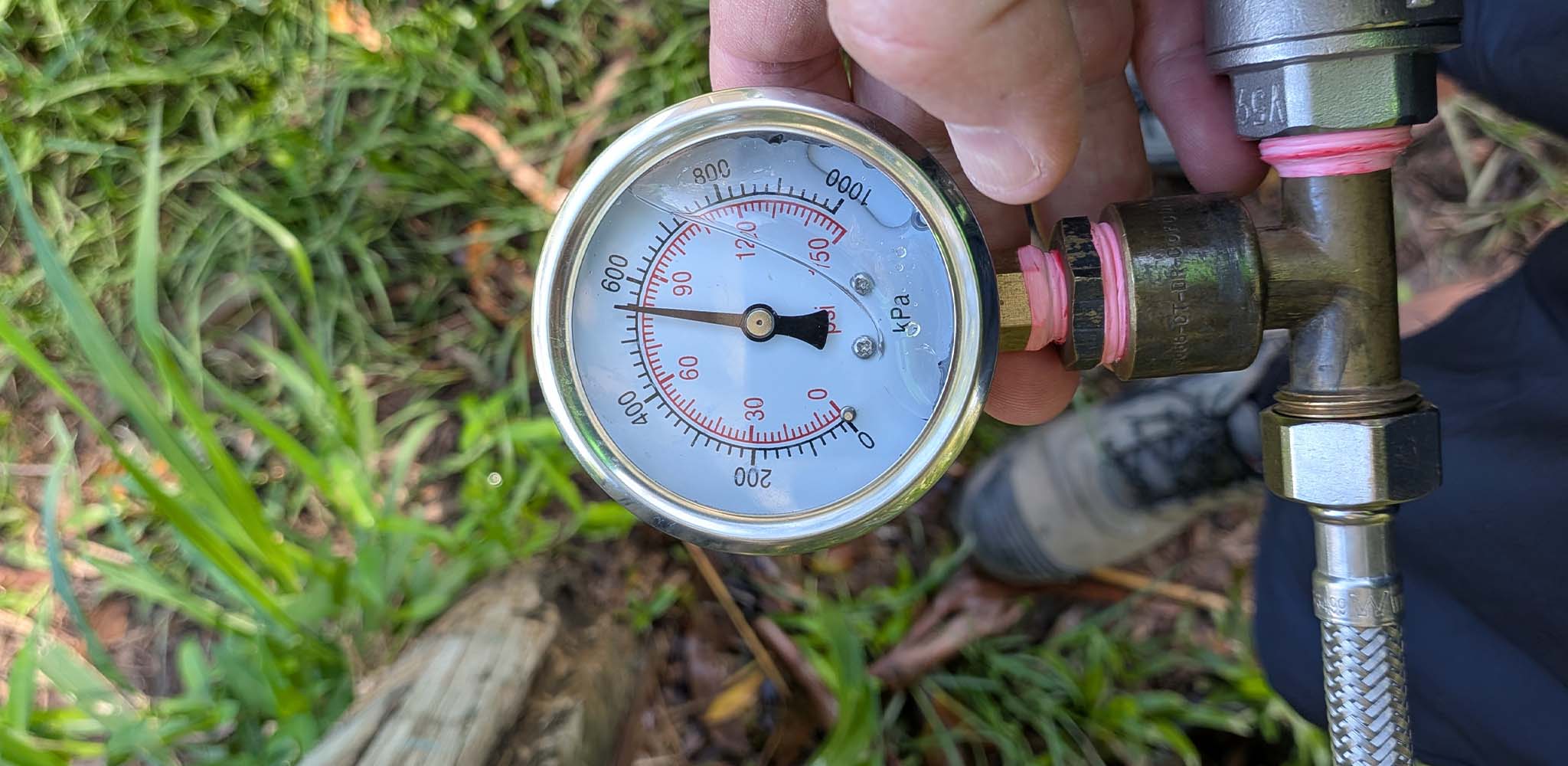 Mains Pressure Testing